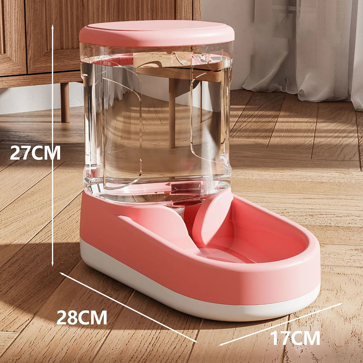 3.8L Dual Pet Feeder with Tilted Design