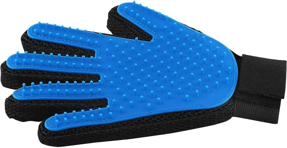 2-Sided Grooming Brush & Bath Cleaning Glove