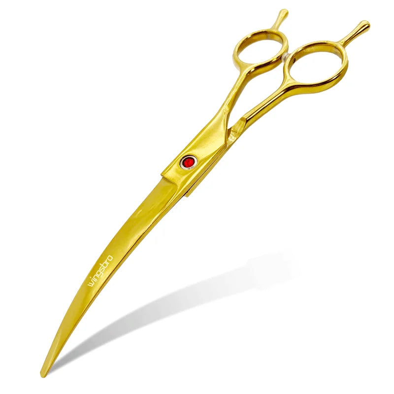 7-Inch Curved Pet Grooming Scissors
