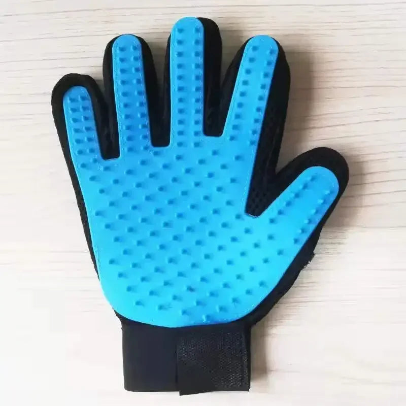 2-Sided Grooming Brush & Bath Cleaning Glove