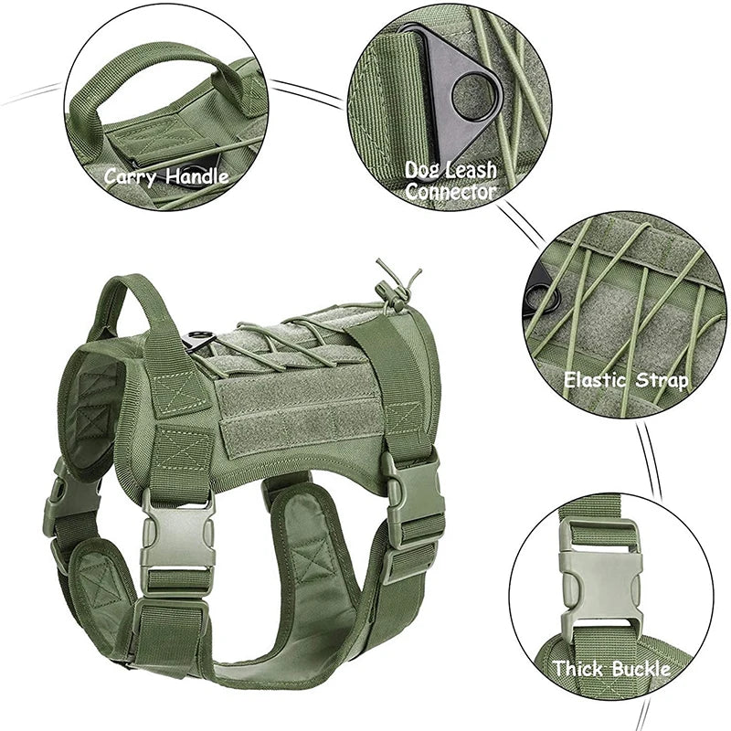 Tactical Dog Harness for Training