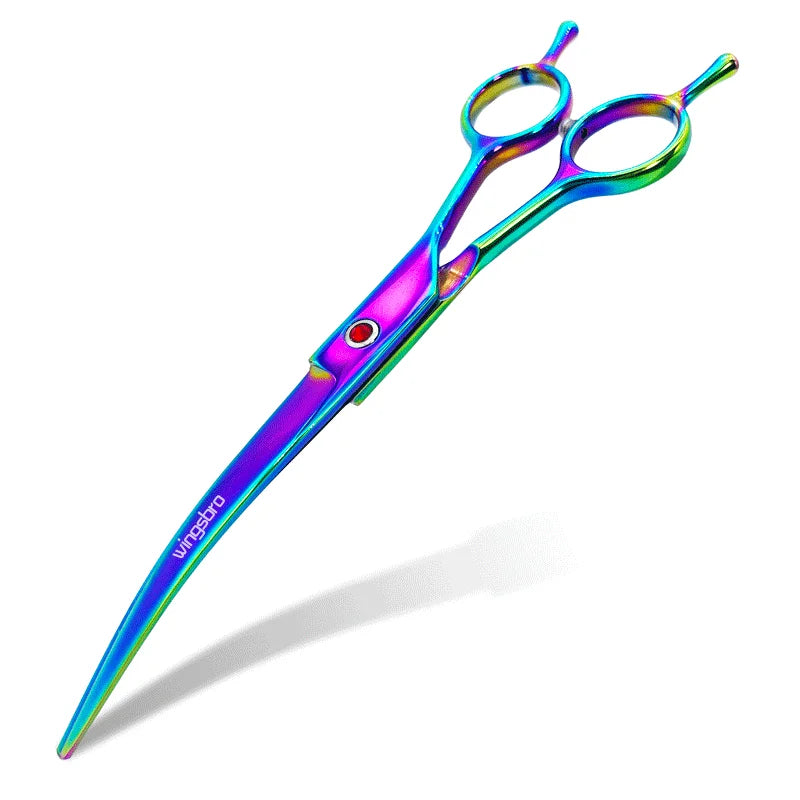 7-Inch Curved Pet Grooming Scissors
