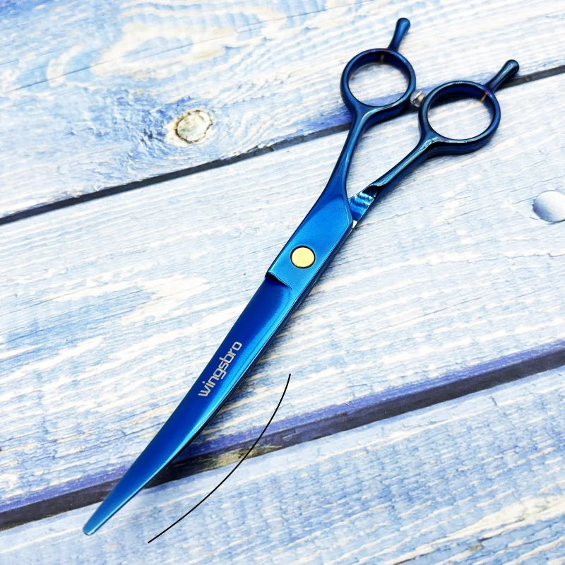 7-Inch Curved Pet Grooming Scissors