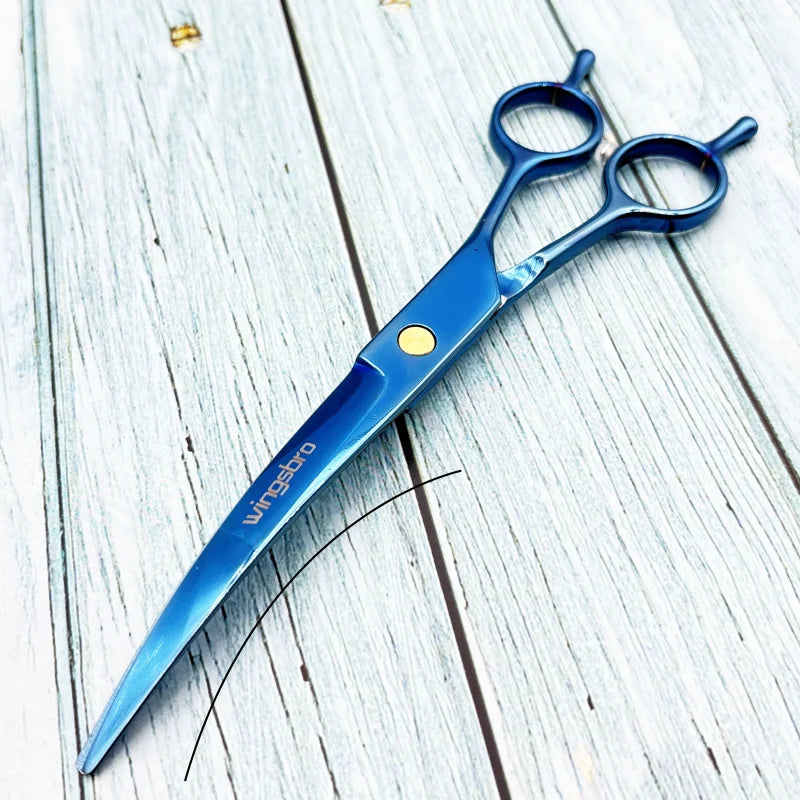 7-Inch Curved Pet Grooming Scissors