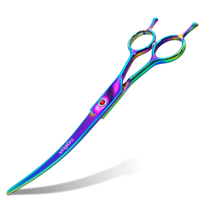 7-Inch Curved Pet Grooming Scissors